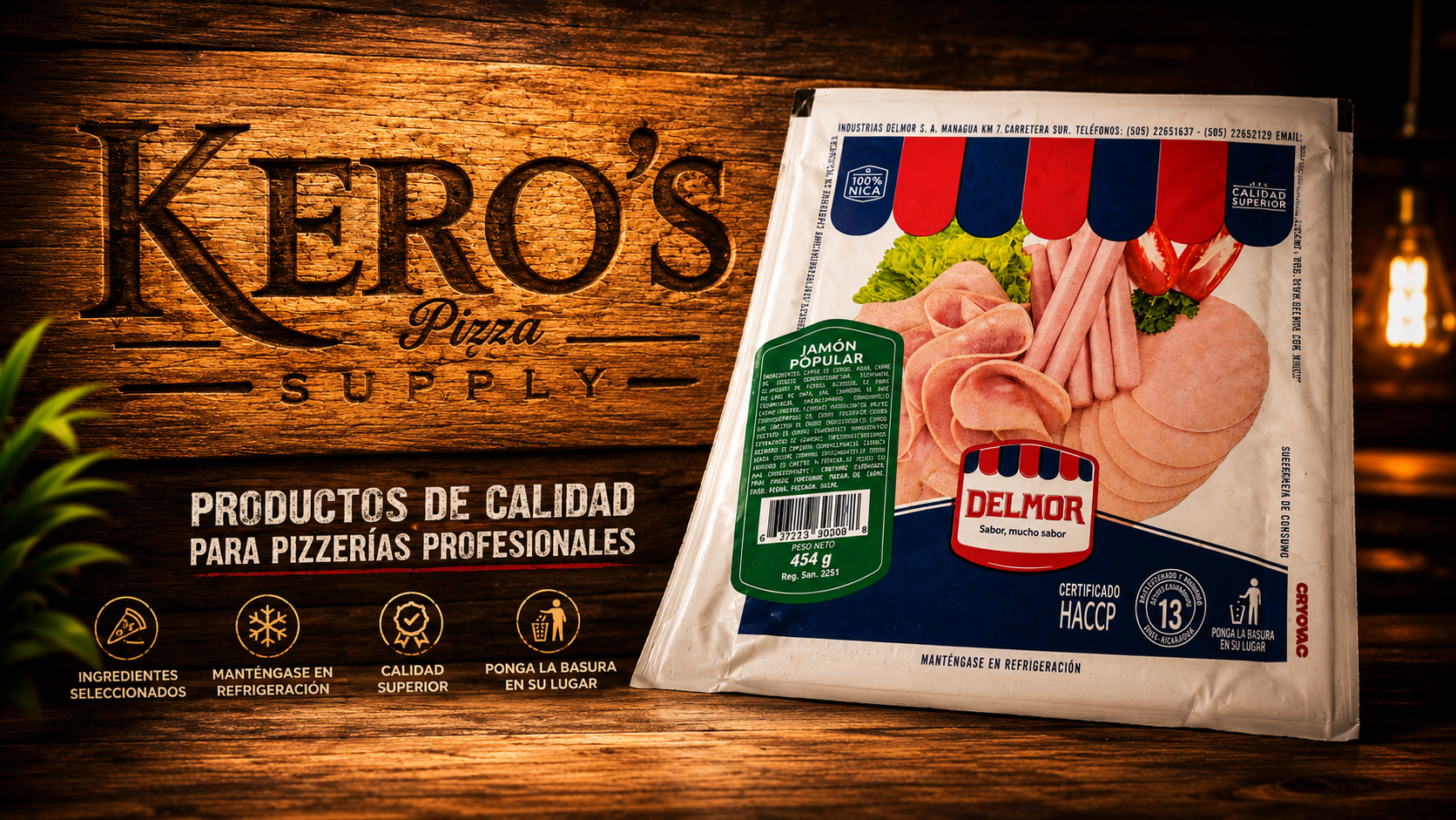 Jamón Popular Delmor (454 g)